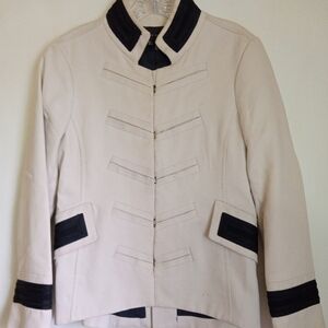 Zara mandarin style tuxedo coat women's size large